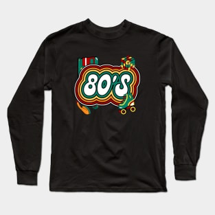 Born In The 80'S-Retro Birthday Gift Long Sleeve T-Shirt